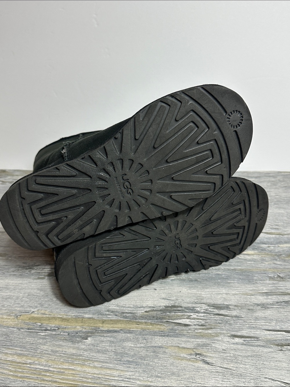 UGG Short Shearling Boots in Black and Dark Green was men’s size 7 (S -100) - Picture 6 of 9